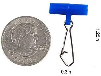 Dr.Fish Sinker Slides for Fishing, Sinker Weight Silder Line Slide Sleeve Swivel Duo Lock Snaps for Saltwater Surf Bottom Fishing Fish Fider Rig Catfish Rig
