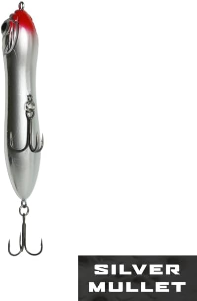 Topwater Co Tide Walker Jr Walking Topwater Fishing Lure – Surface Bait for Redfish, Speckled Trout, Bass, Snook & Stripers – Saltwater Freshwater (Multiple Colors)