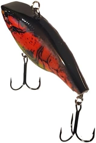 2 3/4" DDT Lipless Crankbait for Bass Fishing Lure Vibe Trap Crank Bait Lifelike Bait Sink