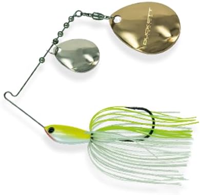 Duckett Fishing Waterslash Double Colorado Spinnerbait, Compact Fishing Lure, Durable in Heavy Cover