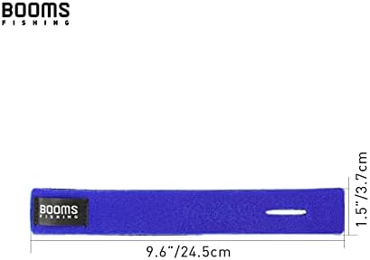 Booms Fishing RS3 Fishing Rod Wrap Pole Straps， Hook & Loop Fishing Rod Belts, Fishing Rod Ties for Casting Rods, Spinning Rods and Fly Rods