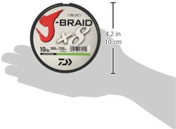 Daiwa J-Braid 300M 8-Strand Woven Round Braid Line