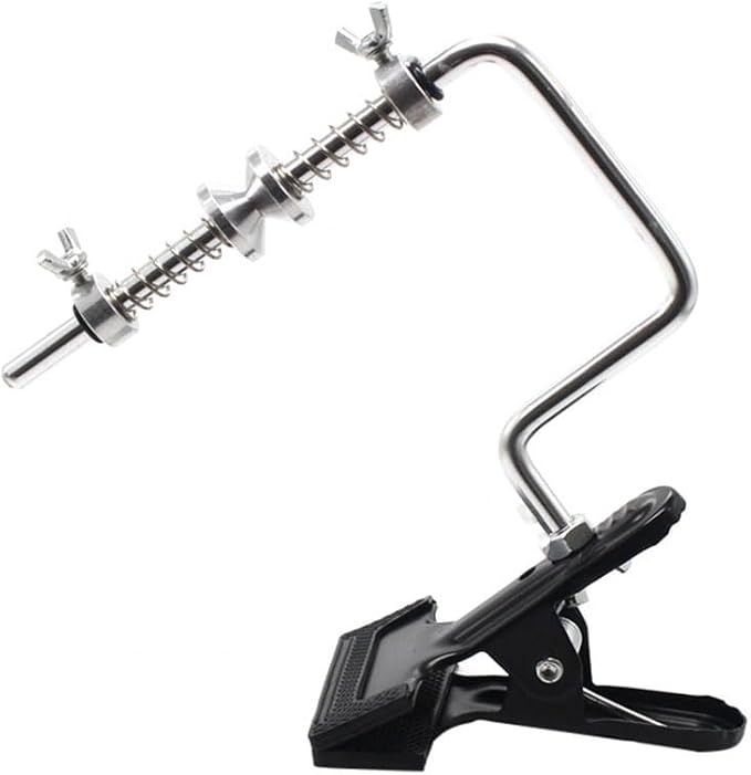 NOLITOY Fishing Line Winder with Clip Spinning Reel Line Spooler for Fishing Reels Multi-Rotate Spool Holder to Reduce Twist Compact Fishing Accessories Tool for Pole Mount