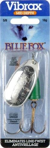 BLUE FOX Classic Vibrax, Inline Spinner Lure for Trout Bass Walleye and Salmon Premium Fishing Spinner