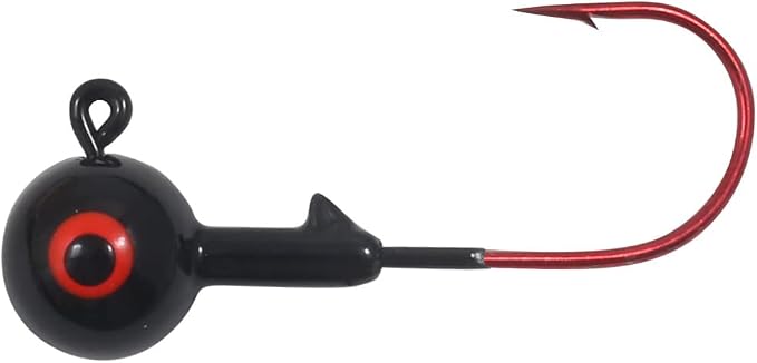 Northland Tackle Gum-Ball Fishing Jig Heads for Walleye, Bass, Trout, Crappie, & Panfish – 22 Lure Colors, Bulk Packs, 8 Sizes (1/64, 1/32, 1/16, 1/8, 3/16, 1/4, 3/8, & 1/2 Oz)