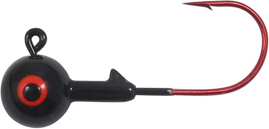 Northland Tackle Gum-Ball Fishing Jig Heads for Walleye, Bass, Trout, Crappie, & Panfish – 22 Lure Colors, Bulk Packs, 8 Sizes (1/64, 1/32, 1/16, 1/8, 3/16, 1/4, 3/8, & 1/2 Oz)
