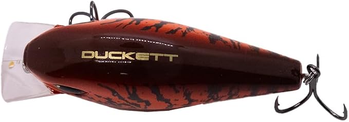 Duckett Fishing Squarebill Crankbait, Shallow Water Bass Lure with Aggressive Action and Deflections