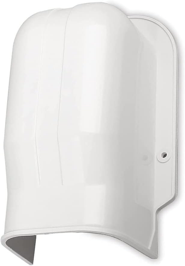 4'' Width Entry Wall Cover, Mini-Split Line Set Cover Accessories for Mini Split AC & Central AC, White