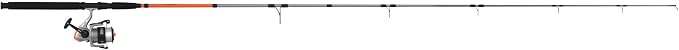 Zebco Ready Tackle Spinning Combo, 5-Foot 6-Inch, 2-Piece Fishing Rod, Size 30 Reel, 8-Pound Line, 29-Piece Tackle Kit