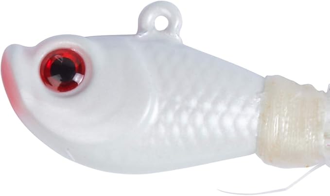 Bucktail Jigs 3 Pack – Hand-Tied Bucktail Hair Fishing Lures | Unique Gliding Head | Saltwater & Freshwater | Striper, Bass, Flounder, Walleye, Fluke | Multiple Weights Available