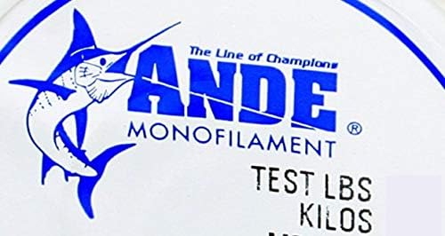 ANDE Monofilament Premium 30lb Test 1/4lb Spool 400yds,Green/Pink