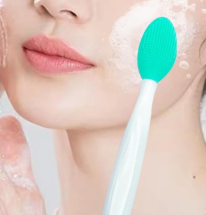 6Pcs Silicone Exfoliating Lip Brushes, 2-in-1 Double-Sided Soft Cleaning Beauty Tool To, Create Smoother Skin And Fuller Lip Appearance. ﻿