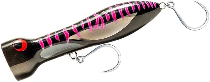 Nomad Design Chug Norris Topwater Popper Lure Collection – Floating Offshore Saltwater Surface Fishing Plug - Durable HD Body for Big Game - Realistic Splash & Erratic Action