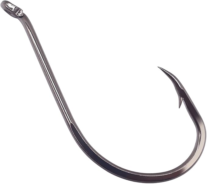 Octopus-Hook-Fishing-Beak-Circle-Hooks-Freshwater-Red-Black-100-50 Pack