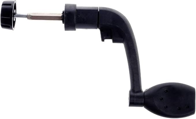 1Pc Black Plastic Power Handle Fishing Reels Crank Rock Arm Spinning Wheel Grasp Universal Reels Accessories