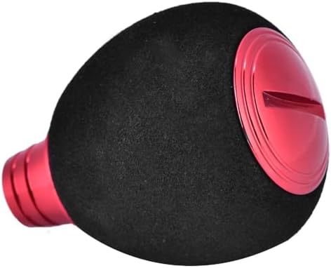 Fishing Reel Power Knob,EVA & Metal Lightweight Grip Modification Power Knob Reel Bait Casting Spinning Reels Replacement for Saltwater & Freshwater (42mm x 33mm)