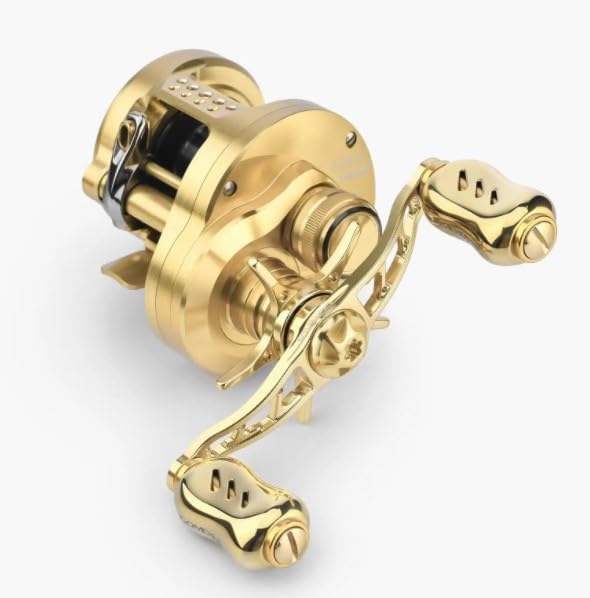 GOMEXUS Power Handle Compatible for Shimano SLX Metanium Calcutta Conquest Daiwa Tatula Steez Zillion Fuego CT Calcutta Baitcasting Reel Crank Replacement Parts