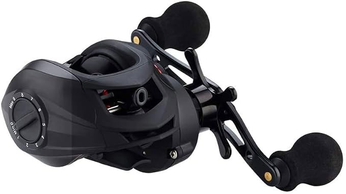 FISHDROPS Baitcaster Reels, 9+1BB, CNC Aluminum Spool, Magnetic Brake System Bait Caster Reel High Speed Gear Ratio 7.0:1 Ultra Smooth Low Profile Baitcasting Fishing Reel