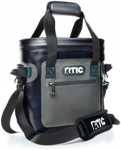 RTIC Ultra-Tough Soft Cooler 50 Can, Insulated Bag Portable Ice Chest Box for Lunch, Beach, Drink, Beverage, Travel, Camping, Picnic, Car, Trips, Floating Cooler Leak-Proof with Zipper