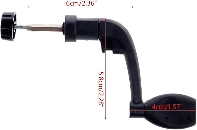 1Pcs Universal Plastic Power Handle Fishing Reels Crank Rock Arm Spinning Wheel Reels and Accessories Reels