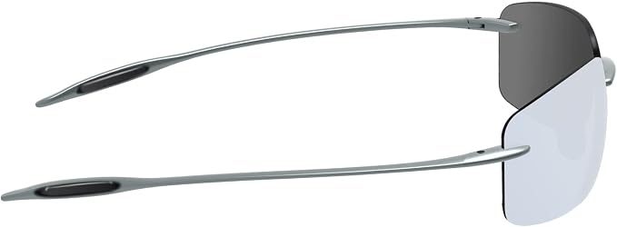 JULI Sports Sunglasses for Men Women Tr90 Rimless Frame for Running Fishing Golf Surf Driving MJ8009