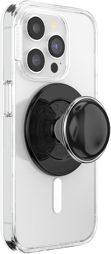 PopSockets Phone Grip for MagSafe, Magnetic Holder, Phone Stand, Black - BonBon Black