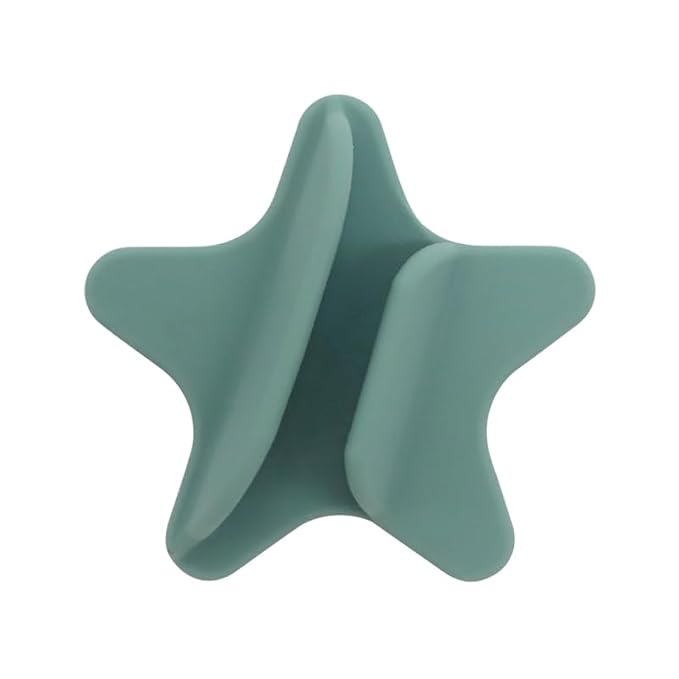 Lip Gloss Holder Phone Case,2026 New Model Five-Pointed Star Gloss Bracket,Self-Adhesive Lip Holder Suitable for iPhone Samsung Galaxy Moto and Android(Green)