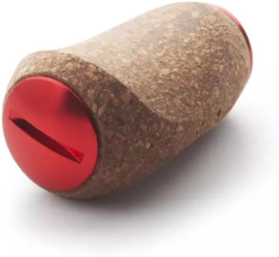 Reel Handle Knob Compatible with Abu Shimano Daiwa Soft Rubber Cork Wood Spinning Baitcasting