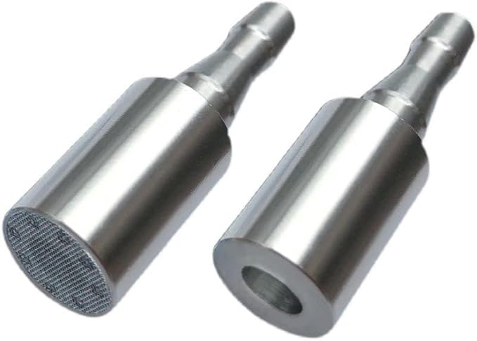 2 Pack Water Bottle Pump Tubing Sinker Tube Hose End Weights Drop Tip Stainless Steel Filter Head for 5 Gallon Water Dispenser Bottom Loading Water Cooler Heater Countertop Kongfu Tea Tray