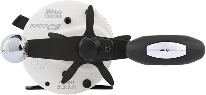 Abu Garcia Ambassadeur Pro Rocket 6500 CS Baitcast Reel White Edition