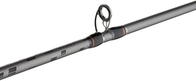 Abu Garcia Vengeance Casting Fishing Rod, 1-Piece Graphite Fishing Rod for Freshwater or Saltwater Fishing, Shock Absorbing Tip