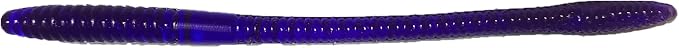 20 Pcs 6.25" Drop Shot Finesse Worms (Scented, Floats) Soft Plastic Baits for Bass Fishing