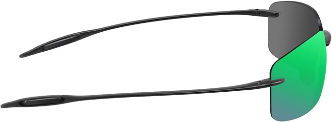 JULI Sports Sunglasses for Men Women Tr90 Rimless Frame for Running Fishing Golf Surf Driving MJ8009