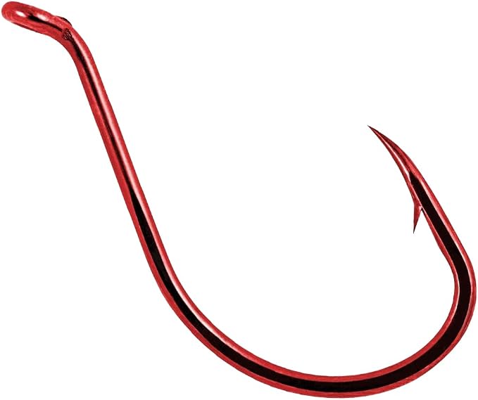 Octopus-Hook-Fishing-Beak-Circle-Hooks-Freshwater-Red-Black-100-50 Pack