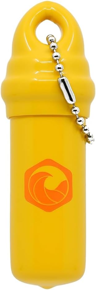 Seahive Floating Keychain (1 pack) with Waterproof Safety Container Boat Key Float - Pontoon, Fishing Accessories key holder