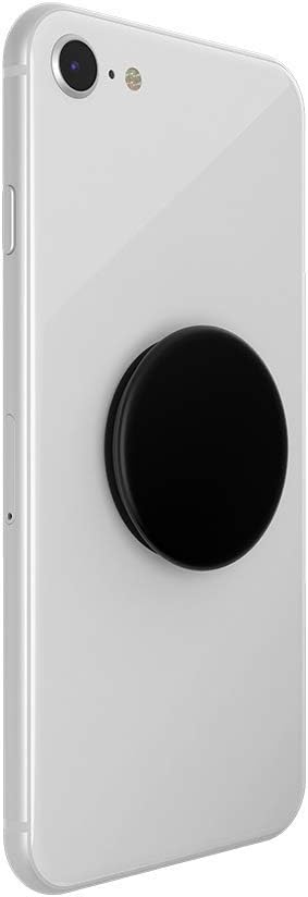PopSockets Adhesive Phone Grip, Holder, Phone Stand, Black - Aluminum Black