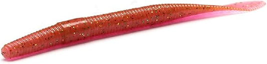 Soft Baits Finesse Worms Flat Tail Stick Worm(10cm/3.94in 2.9g/0.1oz. 6 Color Option)