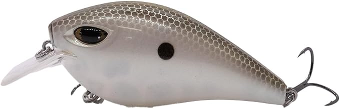 Duckett Fishing Squarebill Crankbait, Shallow Water Bass Lure with Aggressive Action and Deflections
