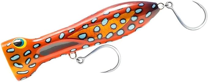 Nomad Design Chug Norris Topwater Popper Lure Collection – Floating Offshore Saltwater Surface Fishing Plug - Durable HD Body for Big Game - Realistic Splash & Erratic Action