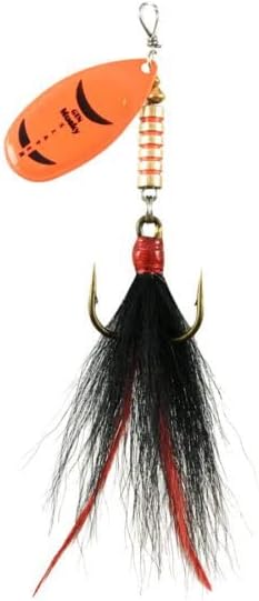 Guideline GTN Musky Slayer Tandem or Single, with Spinner Blade. (Chartreuse Black, Single)