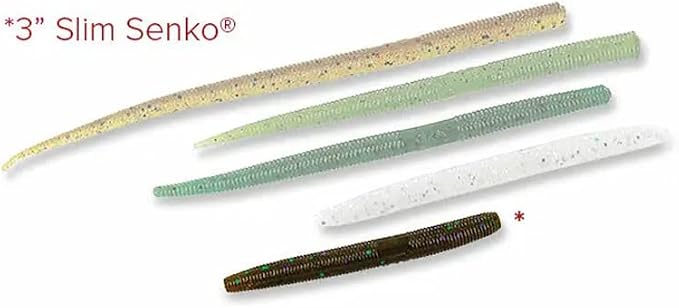 Yamamoto Senko Soft Plastic Worm Easy to Use Bass Fishing Stick Bait Lures
