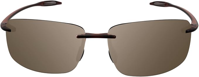 JULI Sports Sunglasses for Men Women Tr90 Rimless Frame for Running Fishing Golf Surf Driving MJ8009