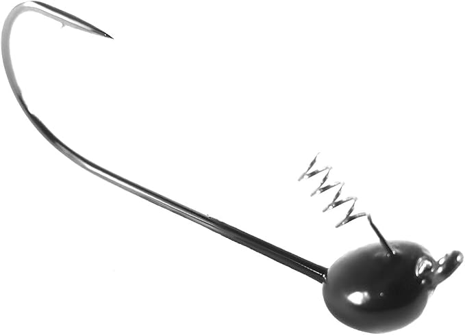 Reaction Tackle Tungsten Shaky Head Jigs for Bass Fishing - Premium Fishing Hooks, Ideal Shaky Head Jig to Catch Big Bass and Other Fish - (5-Pack)