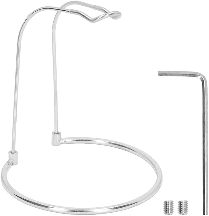 Stainless Steel Fishing Reel Rack - Portable Rod Holder Stand for Display & Storage Reel Bracket, 16.5x14.5x3cm(Silver)