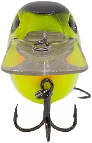 Duckett Fishing Squarebill Crankbait, Shallow Water Bass Lure with Aggressive Action and Deflections