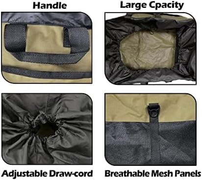 Riverruns Fishing Hunting Wader Bag with Vented Mesh, Waders Boots Bag, Fly Fish Storage Bag for Fishing, Hiking, Camping