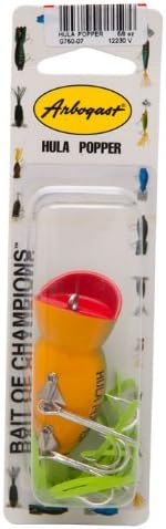 Arbogast Hula Popper Topwater Bass Fishing Lure
