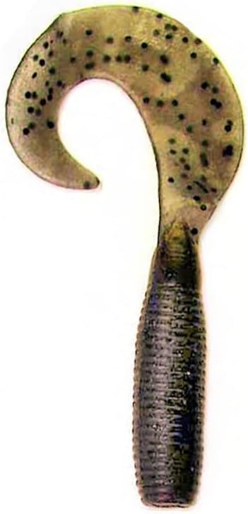 Yamamoto 5" Single Tail Grub Soft Plastic Fishing Angling Swimbait Lures with Tail-Curling Action - 20 Pack