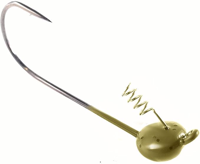 Reaction Tackle Tungsten Shaky Head Jigs for Bass Fishing - Premium Fishing Hooks, Ideal Shaky Head Jig to Catch Big Bass and Other Fish - (5-Pack)