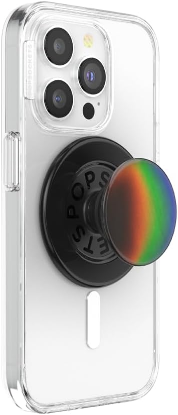 PopSockets Phone Grip for MagSafe, Magnetic Holder, Phone Stand, Black - Thermocromatic
